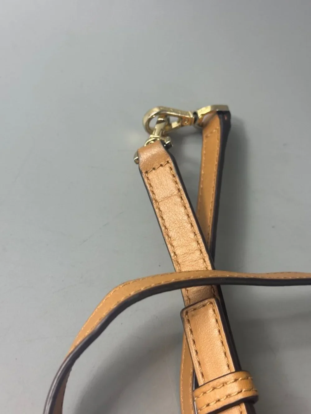 Michael Kors Tan Leather Adjustable Strap